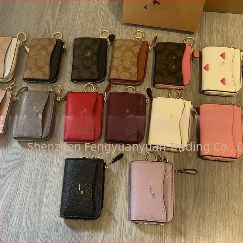 Holder pentru card din piele naturală, 1 compartiment pliabil, piele split de vită, căptușeală poliester, Primăvara 2023