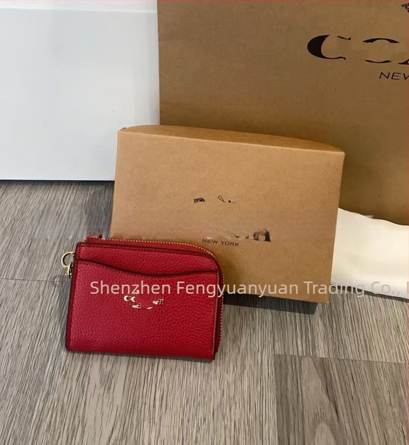 Holder pentru card din piele naturală, 1 compartiment pliabil, piele split de vită, căptușeală poliester, Primăvara 2023