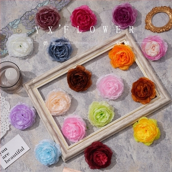 Accesoriu DIY pentru păr cu floare de bujor din mătase – agrafă pentru păr, decor pentru fotografii, utilizare: ținute de acasă, Brand Yixuan, Model 18904525367
