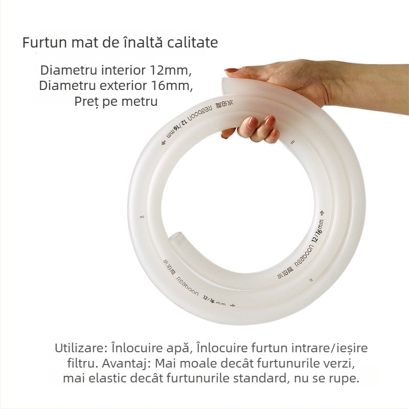 Furtun de înlocuire pentru butoiul de filtrare - Real Stone, Plastic, Rezistent la îngheț, Durabil, Greutate 0.5
