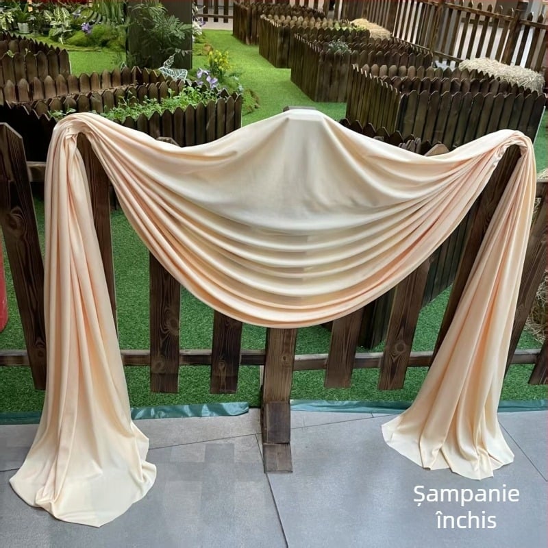 Fundal din pânză pentru fotografie – bumbac natural, model Milk Silk, pentru ședințe foto de peisaj, marca Aishangmei
