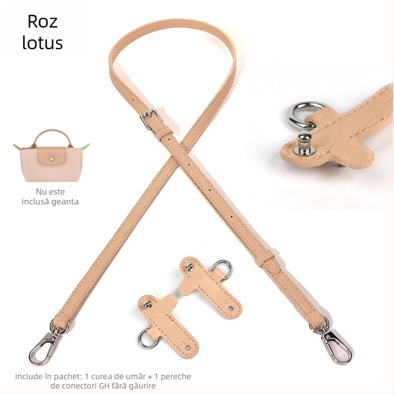 Accesoriu pentru bagaje – PU cu piele gravată, modificare curea fără găuri, curea de umăr mini reglabilă, foarte ușor