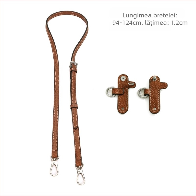 Accesoriu pentru bagaje – PU cu piele gravată, modificare curea fără găuri, curea de umăr mini reglabilă, foarte ușor