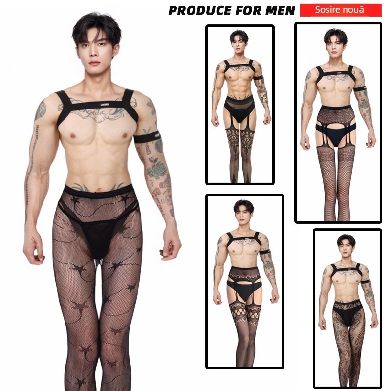 Colanți pentru bărbați din velur, subțiri, uni, invizibili și anti-derapare, poliester 70–80%