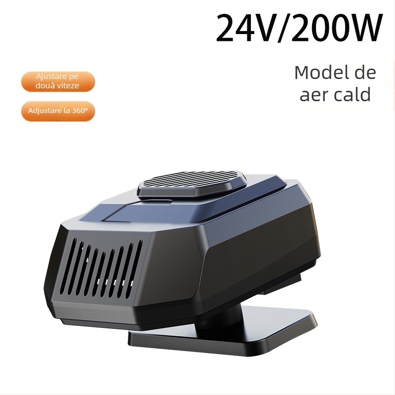 Încălzitor auto Bymaocar BY-1580, 65W, Plastic, cu ventuză, purificator de aer și dezfogare