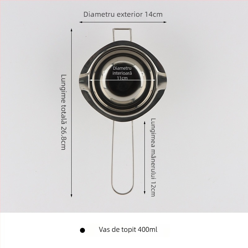 Mingmens set pentru fabricarea lumânărilor aromatice — instrumente handmade, cu plită de inducție, oală pentru ceară și termometru