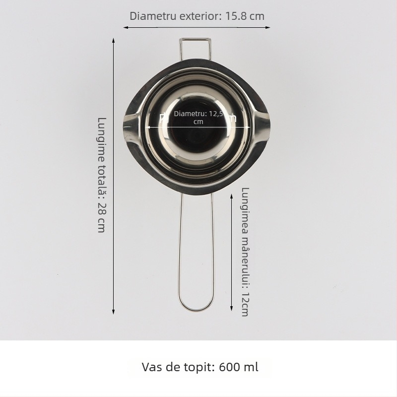 Mingmens set pentru fabricarea lumânărilor aromatice — instrumente handmade, cu plită de inducție, oală pentru ceară și termometru