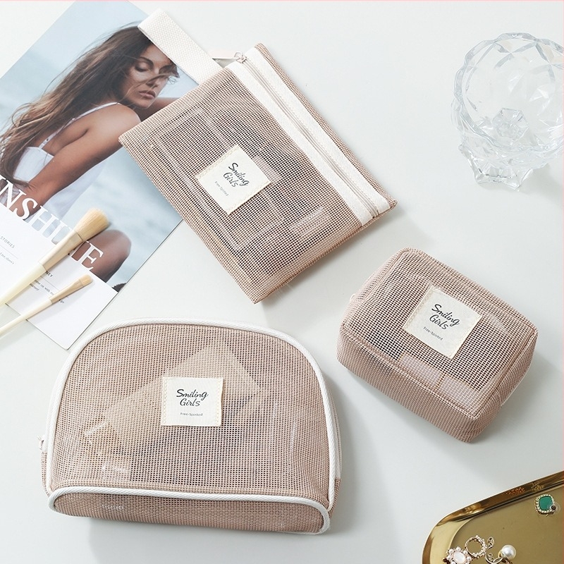 Geantă de cosmetică Maixing, Teslin material, formă cubică, respirabilă, ultra-ușoară, model Tsl20250901