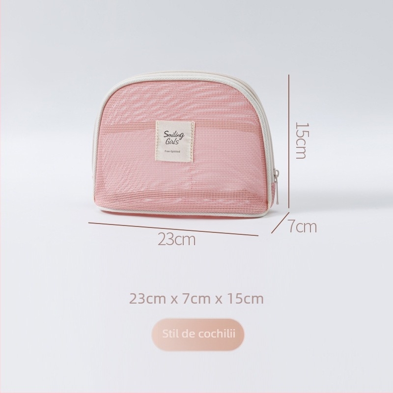 Geantă de cosmetică Maixing, Teslin material, formă cubică, respirabilă, ultra-ușoară, model Tsl20250901