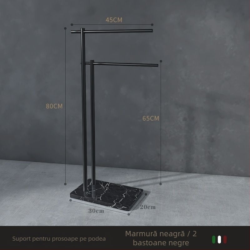 Suport de prosoape de podea din fier, stil chinezesc nou, certificare Watermarks, origine China, certificat nr. 1