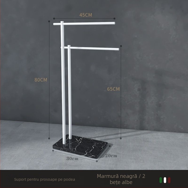 Suport de prosoape de podea din fier, stil chinezesc nou, certificare Watermarks, origine China, certificat nr. 1