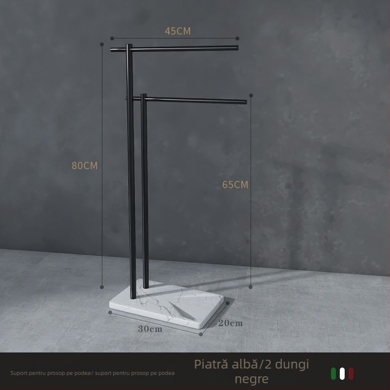 Suport de prosoape de podea din fier, stil chinezesc nou, certificare Watermarks, origine China, certificat nr. 1