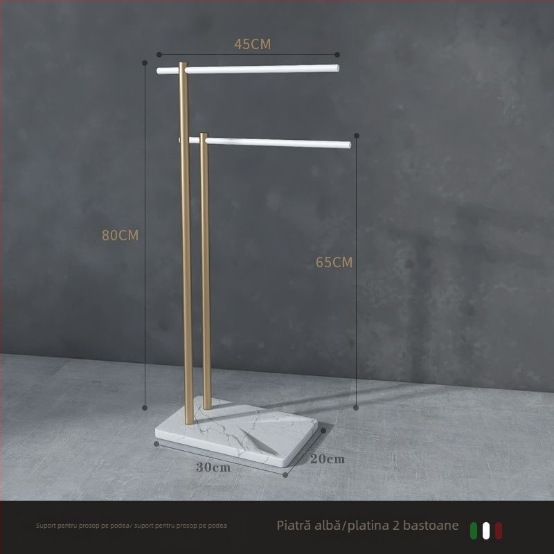 Suport de prosoape de podea din fier, stil chinezesc nou, certificare Watermarks, origine China, certificat nr. 1