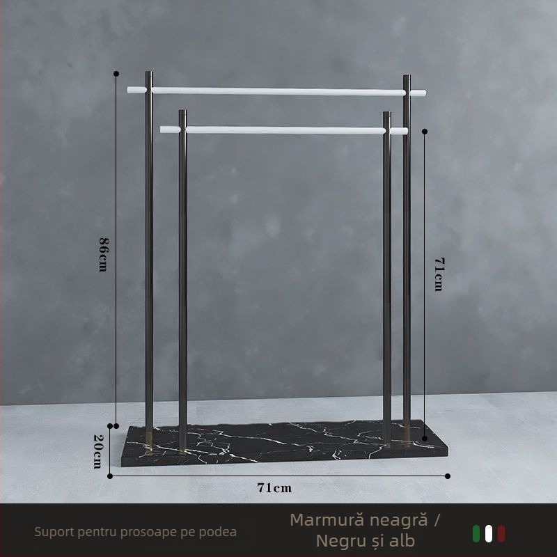 Suport de prosoape de podea din fier, stil chinezesc nou, certificare Watermarks, origine China, certificat nr. 1