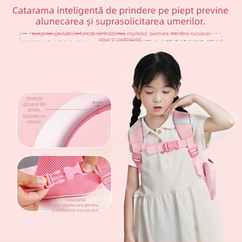 Rucsac pentru copii de grădiniță, cu dinozaur, unisex, material diving cloth respirabil, curele cu aer, model animale