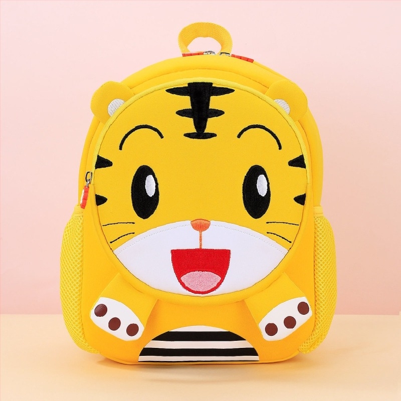 Rucsac pentru copii de grădiniță, cu dinozaur, unisex, material diving cloth respirabil, curele cu aer, model animale