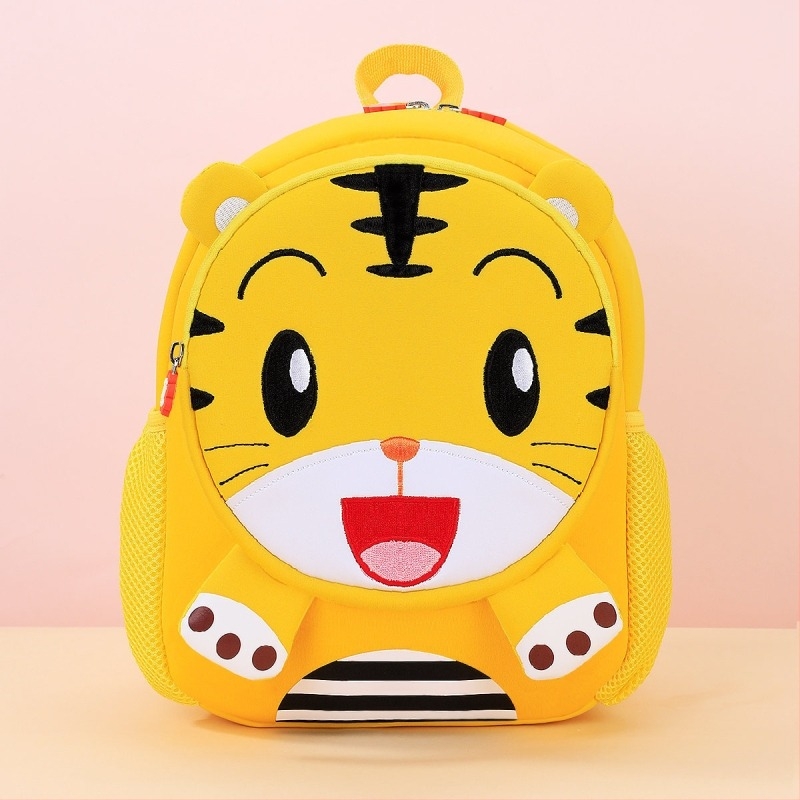 Rucsac pentru copii de grădiniță, cu dinozaur, unisex, material diving cloth respirabil, curele cu aer, model animale