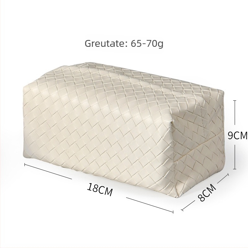 Cutie pentru șervețele de birou din PU piele, design glisant – impermeabilă, multifuncțională, potrivită pentru casă, hotel și restaurant