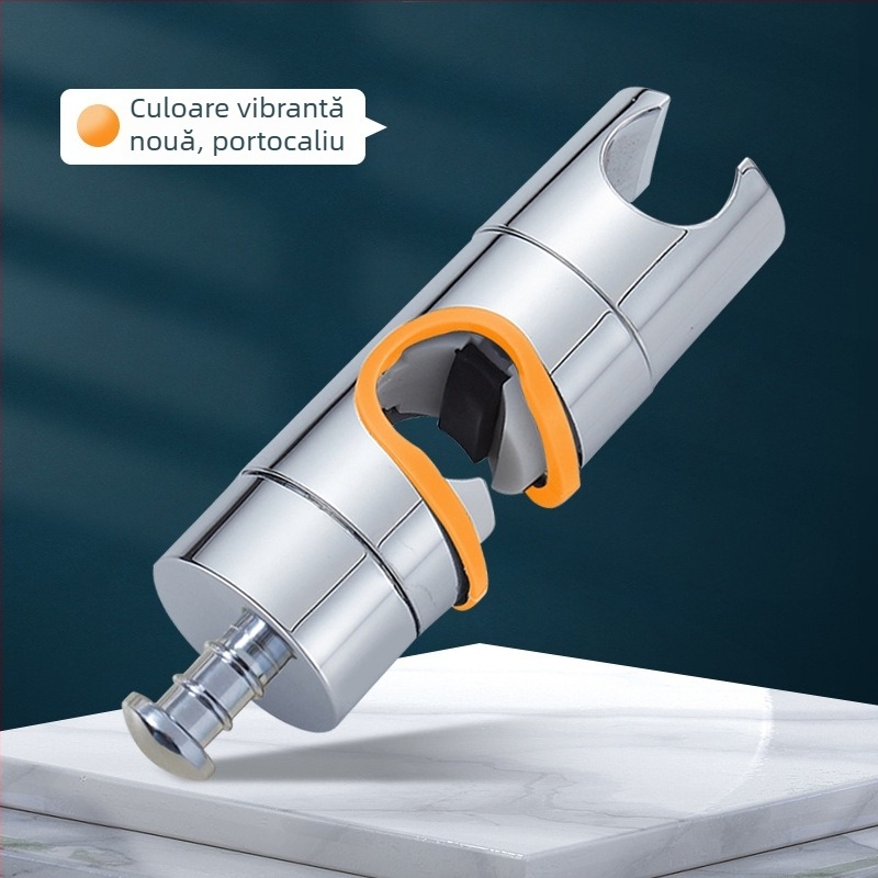 Suport de duș cu tijă de ridicare, universal, fără găuri, bază reglabilă și element glisant — Carpenter Ding