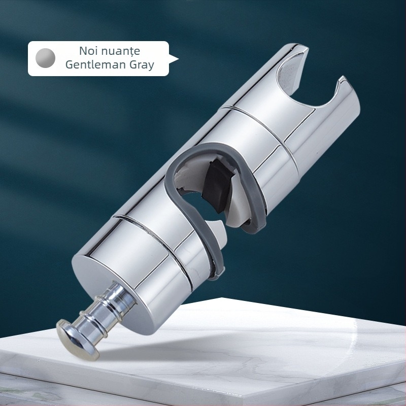 Suport de duș cu tijă de ridicare, universal, fără găuri, bază reglabilă și element glisant — Carpenter Ding