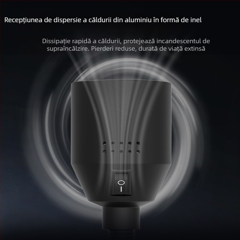 Lampa LED de lucru pentru mașini-unelte cu bază magnetică și furtun flexibil pentru strung