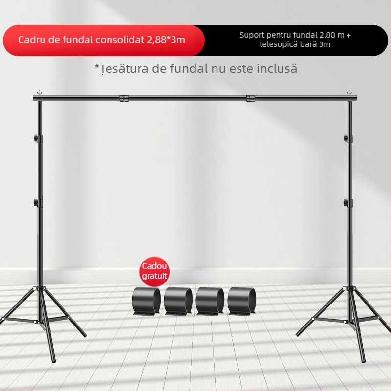 Suport de fundal retractabil pentru fotografierea produselor, greutate 2