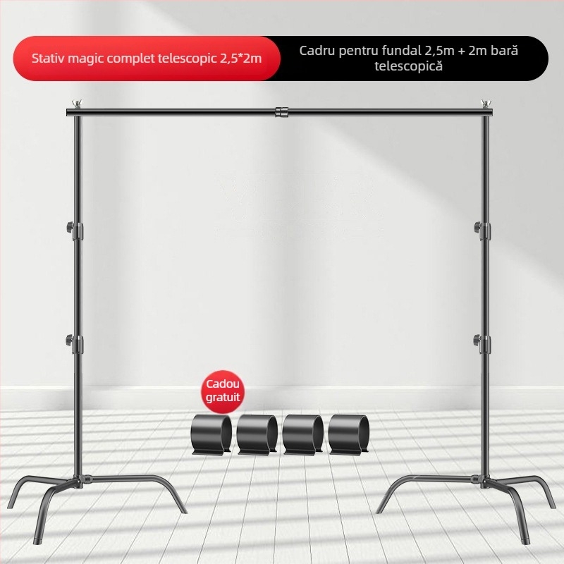Suport de fundal retractabil pentru fotografierea produselor, greutate 2