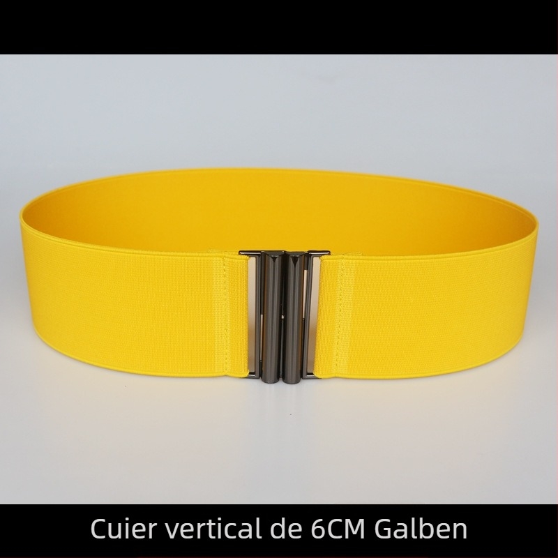 Centură elastică pentru talie, pentru rochie, cu dungi, cu buclă simplă, textură moale