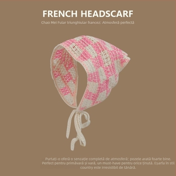 Bandă pentru cap, stil coreean, unisex, acrilic, geometric