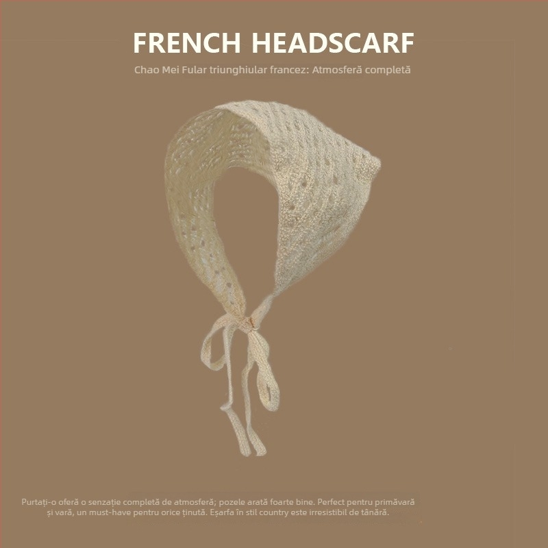 Bandă pentru cap, stil coreean, unisex, acrilic, geometric