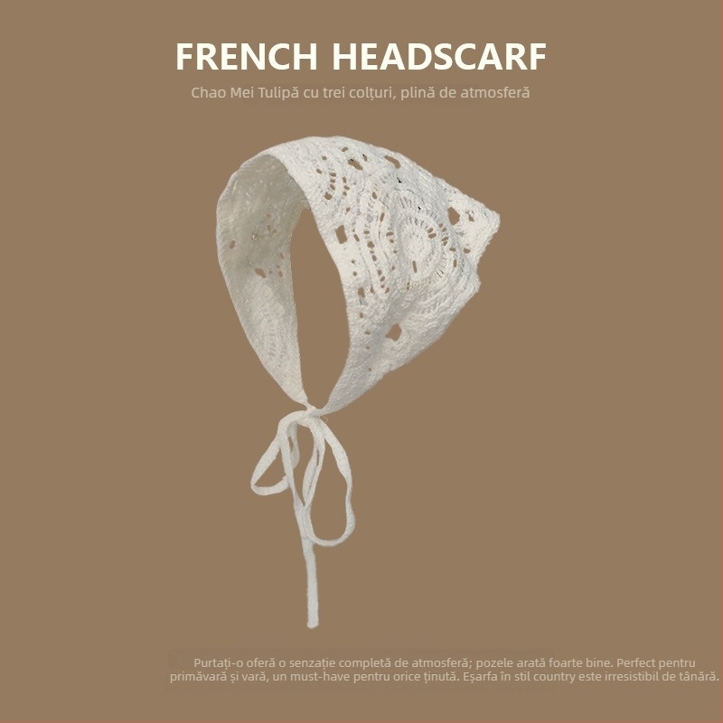 Bandă pentru cap, stil coreean, unisex, acrilic, geometric