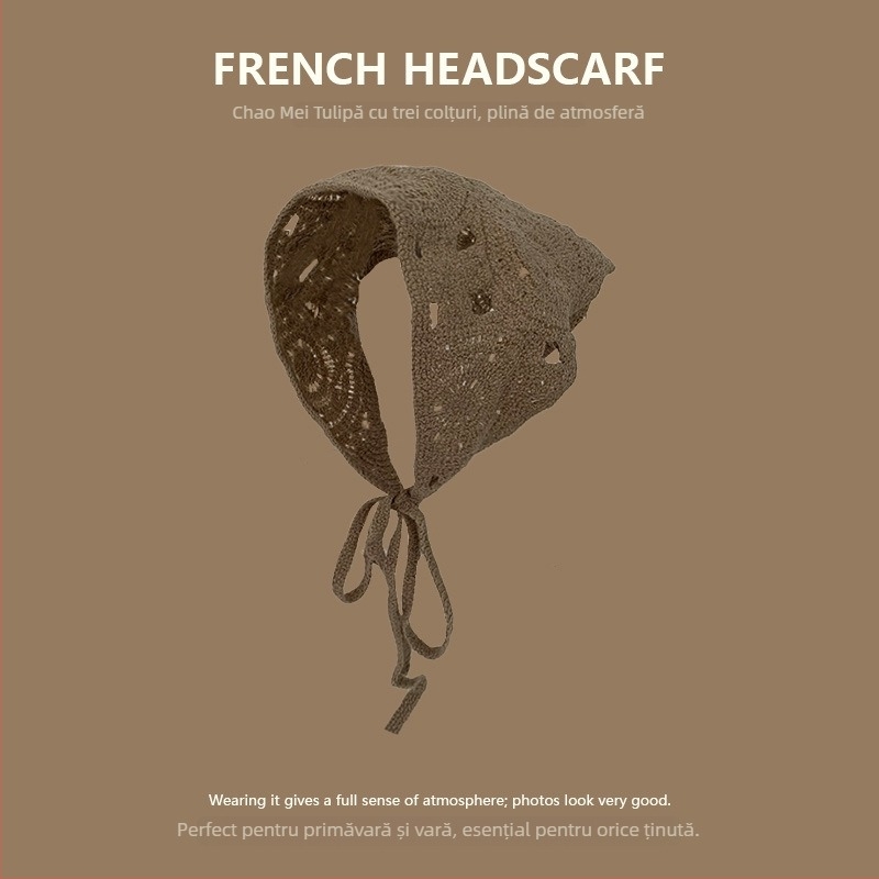 Bandă pentru cap, stil coreean, unisex, acrilic, geometric