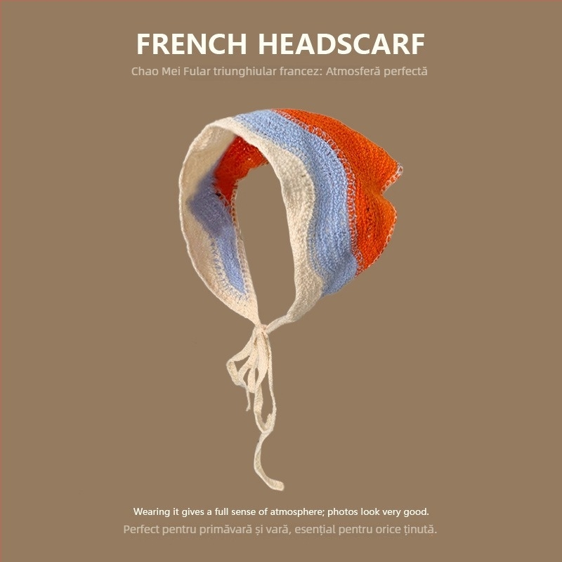 Bandă pentru cap, stil coreean, unisex, acrilic, geometric