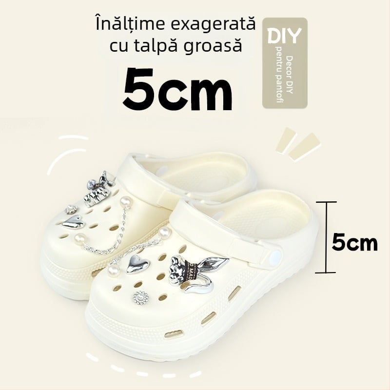 Pantofi de grădină unisex cu partea superioară EVA, respirabili, talpă cu bule