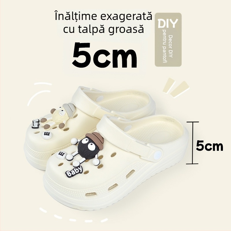 Pantofi de grădină unisex cu partea superioară EVA, respirabili, talpă cu bule