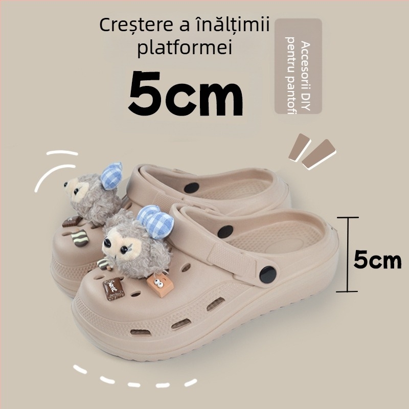 Pantofi de grădină unisex cu partea superioară EVA, respirabili, talpă cu bule