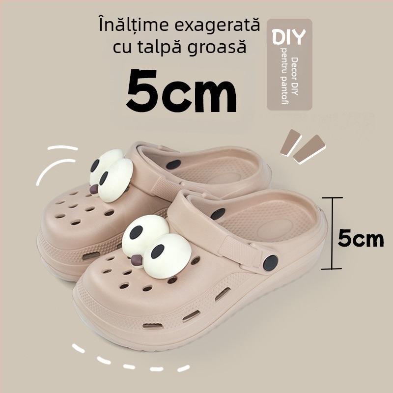 Pantofi de grădină unisex cu partea superioară EVA, respirabili, talpă cu bule