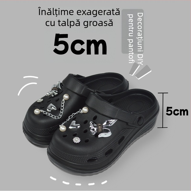 Pantofi de grădină unisex cu partea superioară EVA, respirabili, talpă cu bule