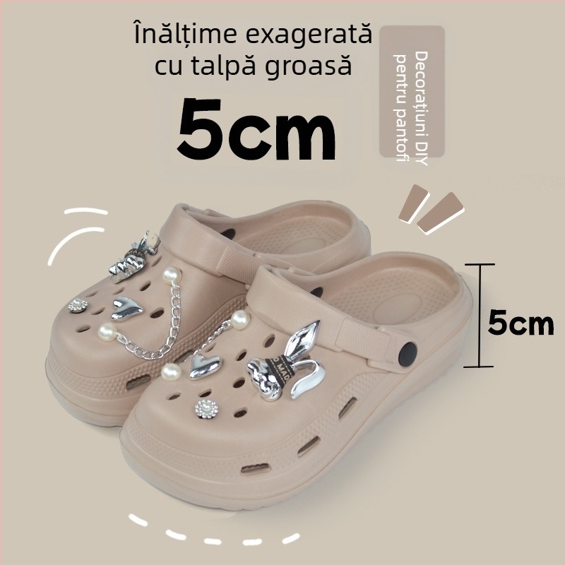 Pantofi de grădină unisex cu partea superioară EVA, respirabili, talpă cu bule