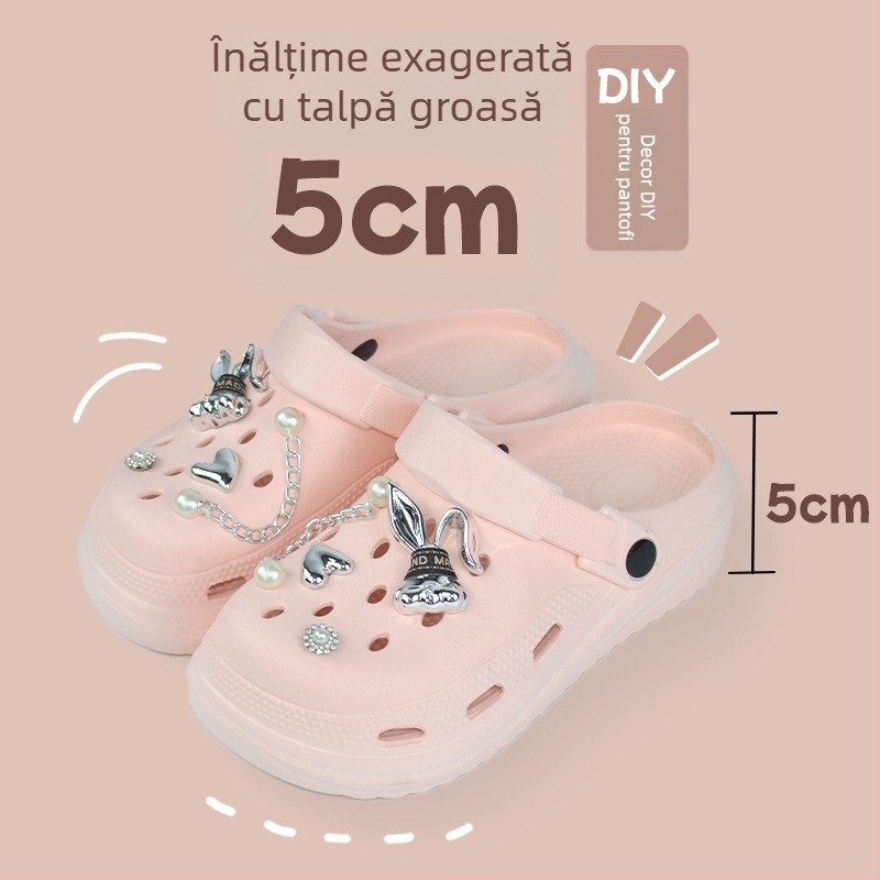 Pantofi de grădină unisex cu partea superioară EVA, respirabili, talpă cu bule