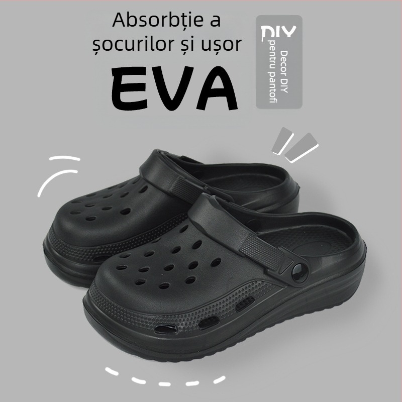 Pantofi de grădină unisex cu partea superioară EVA, respirabili, talpă cu bule