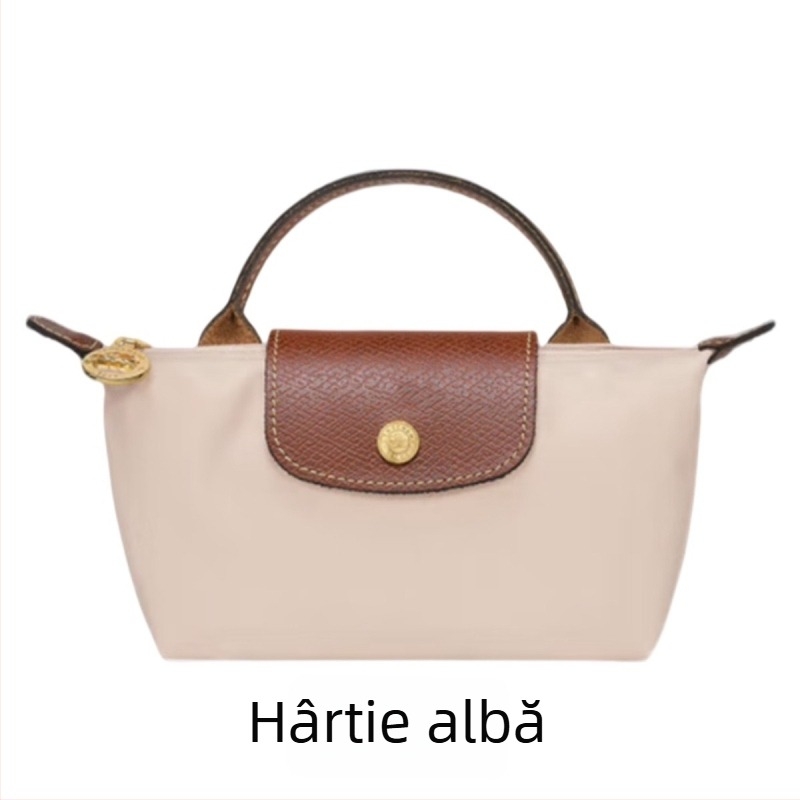 Geantă Dumpling din PU, stil urban simplu, închidere cu fermoar, căptușeală nylon, utilizare zilnică, lansare Primăvara 2025