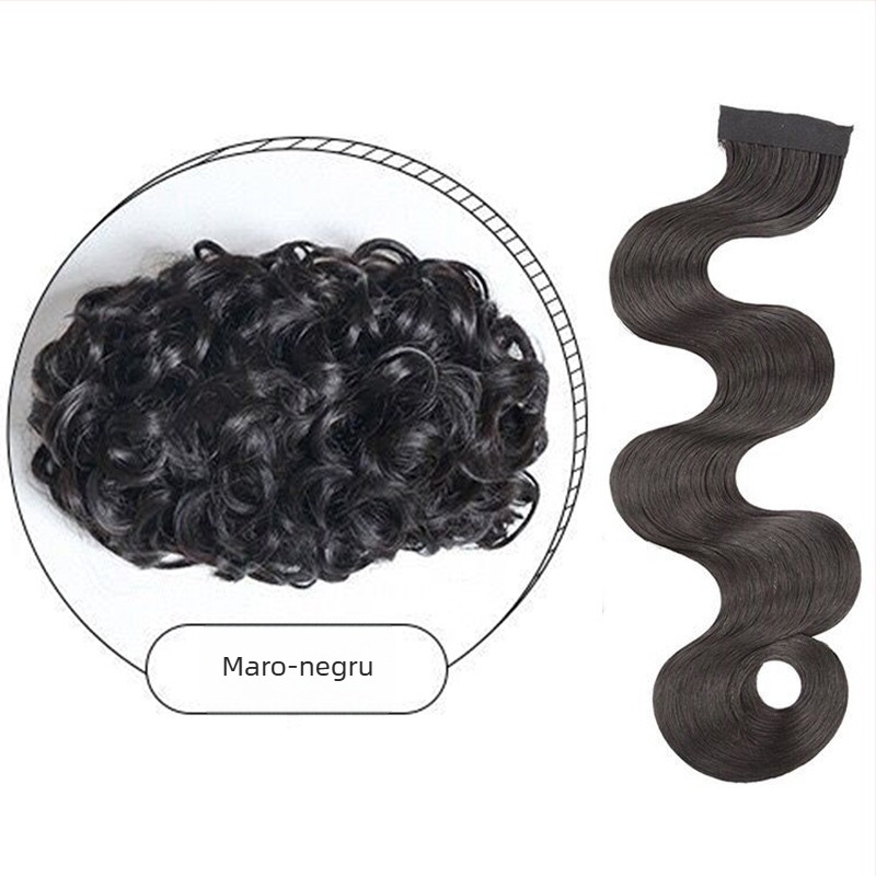 Perucă cu breton Yuxinde — păr din fire cu temperatură înaltă, design de modelare, stil antic cu valuri mari, breton ondulat în stil Republica Chinei, inspirat de Shanghai vechi