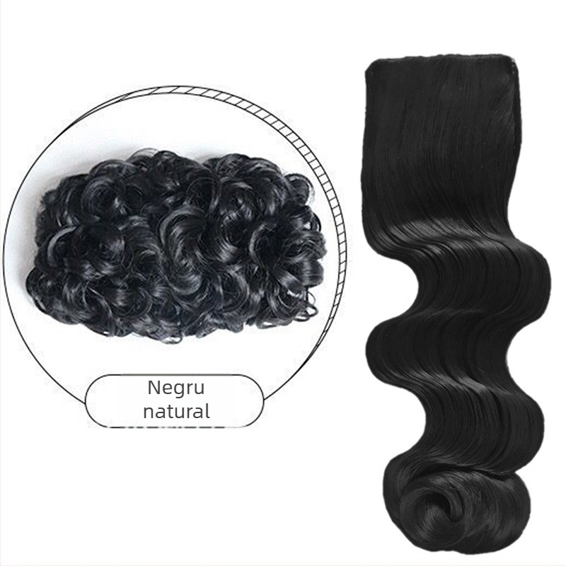 Perucă cu breton Yuxinde — păr din fire cu temperatură înaltă, design de modelare, stil antic cu valuri mari, breton ondulat în stil Republica Chinei, inspirat de Shanghai vechi