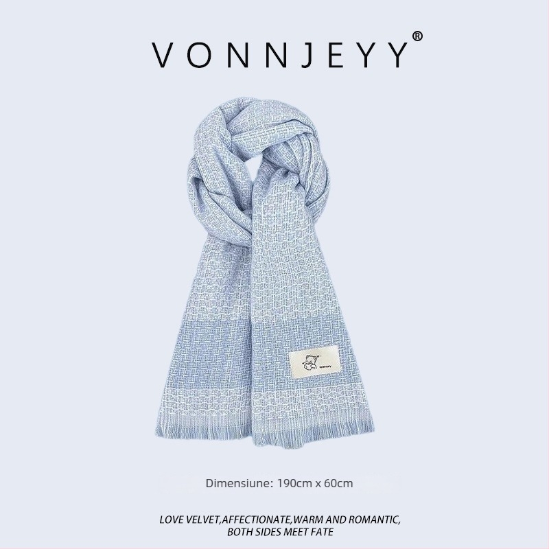 Șal de iarnă pentru femei — warp-knitted, menține căldura, iarnă, țesătură >96%, Origine: Hangzhou, stil urban modern