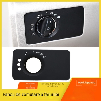Panou comutator far Mercedes-Benz R-Class – ABS, compatibil ML/GL, capac decorativ pentru bord, montaj Snap-On