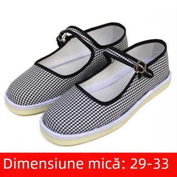 Pantofi de dans handmade pentru fete, partea superioară din velur, talpă din tendonuri de vită, culoare uni, stil național, pentru vârste între 7 și 16 ani