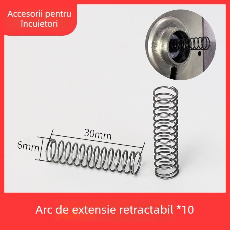 Tijă de închidere pătrată, aliaj de zinc, stil modern minimalist, pentru diferite încuietori de ușă