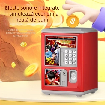 Pușculiță pentru copii Aoxian, din plastic, în formă de animăluț, stil desen animat, cadou perfect de ziua de naștere