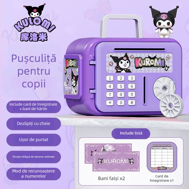 Pușculiță pentru copii Aoxian, din plastic, în formă de animăluț, stil desen animat, cadou perfect de ziua de naștere